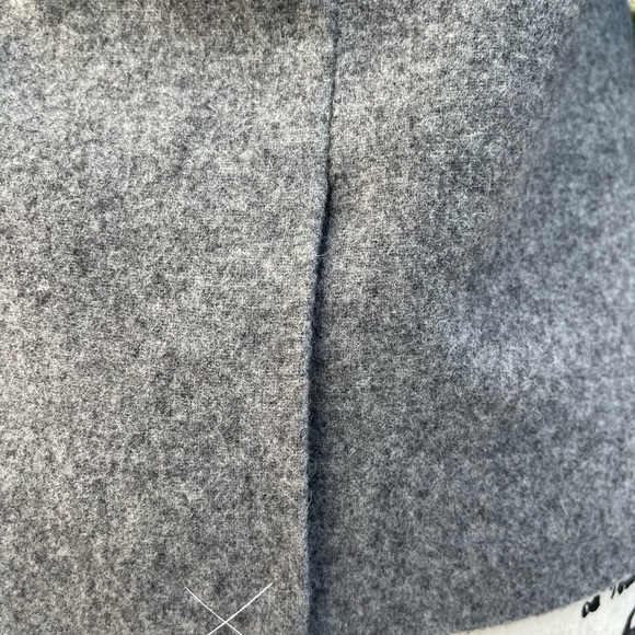 NWT J Crew Gorgeous Gray Wool Blazer with black trim - Picture 7 of 13